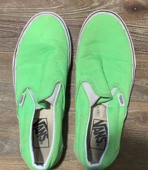Vans Slip-On Sneakers Neon Green thumbnail 1