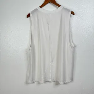 Lululemon White‎ Muscle Tank Size 12 thumbnail 2
