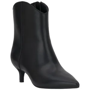 On 34th Womens Aatira Tulip Booties 10019682200 Black Smooth 6.5M thumbnail 7