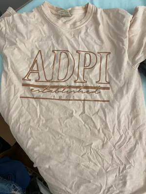 Comfort Colors Alpha Delta Pi T-shirt thumbnail 3