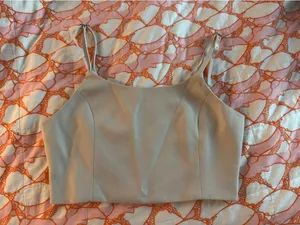 Boutique Cream, matching shorts and a tank set thumbnail 5