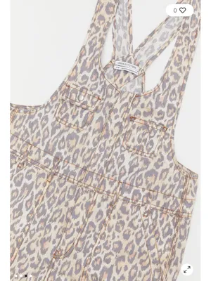 Urban Outfitters Women's M Leopard Print Camille Overall thumbnail 2