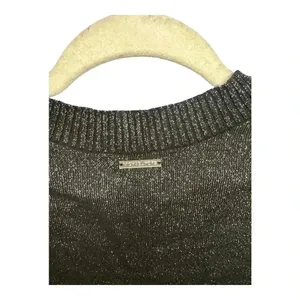 Michael Kors Womens Black Metallic Sweater,‎ Medium thumbnail 6