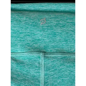 Peloton‎ Leggings Women XL Teal Space Dye High Rise Crop Capri Stripe Athleisure thumbnail 9