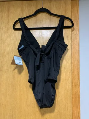Shade & Shore Black One Piece Swimsuit - Size Small thumbnail 2