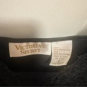 Vtg Victorias Secret Slip Dress Long Silky Sexy Gown Coquette Gold Label Size L thumbnail 3