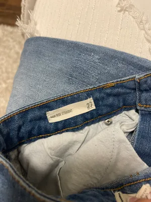 Francesca's Harper Heritage High Rise Straight Jeans thumbnail 3