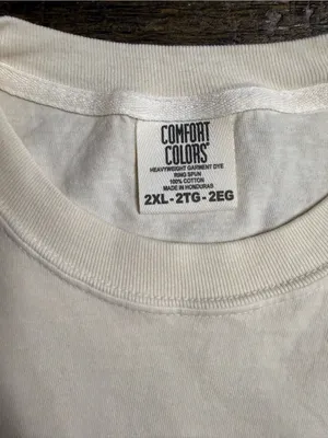 Comfort Colors Cream Tee with Blue, Brown & Pink Drink Graphics thumbnail 2