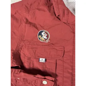 South Carolina Gamecocks‎ PFG Button Shirt Womens Small Garnet L/S Columbia thumbnail 3