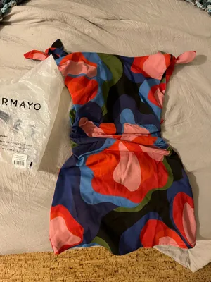 Peppermayo Amazonia Linen Mini Dress - Floral Fantast thumbnail 2