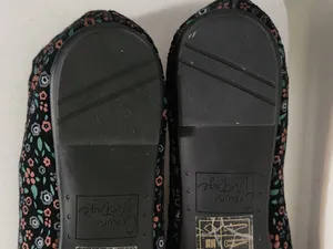 Crown Vintage Westyn Black Floral Print Ballet Flats Size 9 thumbnail 8
