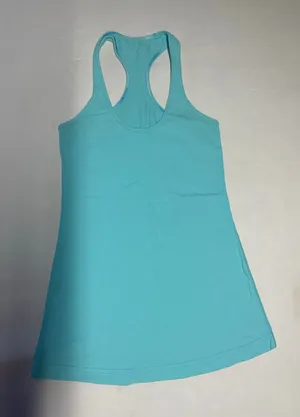 Lululemon CRB Racerback Yoga Tank Top Blue Pastel, Approx size 4 thumbnail 1