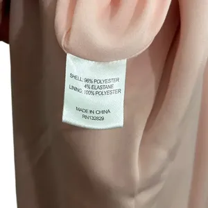 Lovers & Friends Revolve Satin Pink Blush Ruffle Twist Maxi Dress Gown MED NWOT thumbnail 5
