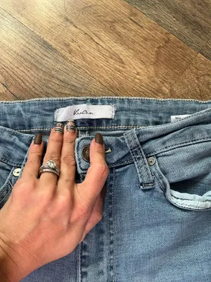 Kancan light blue size 28 women's skinny straight leg Jeans thumbnail 2