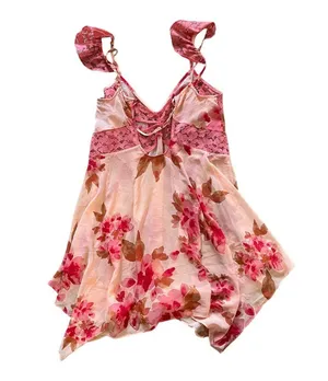 Free people Monday Morning Trapeze Slip Floral Dress Women’s Size Small thumbnail 10