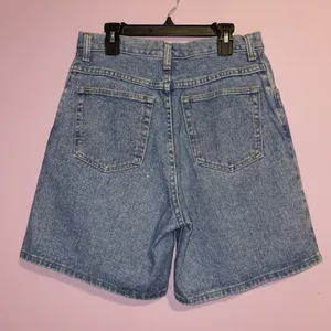 Vintage 90s Wrangler Mom Shorts Women Size 10 High Rise Light Wash thumbnail 4