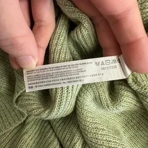 FP Beach by Free‎ People Sage Green Waffle Knit Mock Neck Sweater Size M thumbnail 7