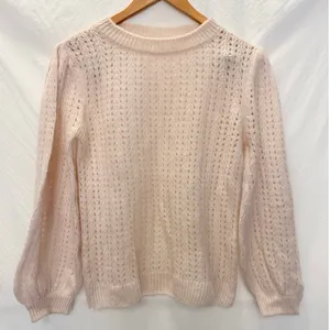 RAGDOLL LA Mohair Blend A Fuzzy Light‎ Pink Pullover Sweater XS thumbnail 5