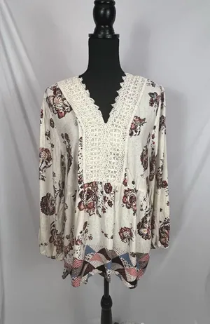 Maurice's Cream Boho Top thumbnail 1