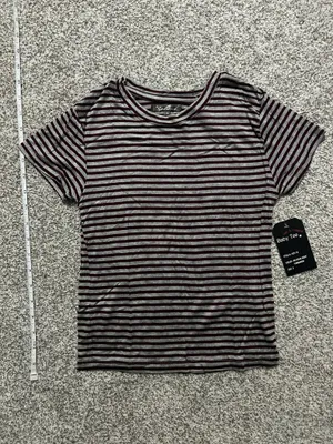 Splash Fitted Baby Tee Top - Small thumbnail 1