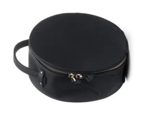 Hudson + Bleecker Preto Nomad Black Round Travel Kit Case thumbnail 1