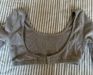 Edikted Long Sleeve Crop Top thumbnail 3