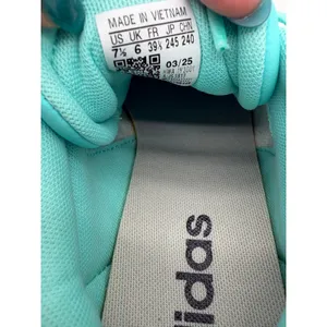 Adidas VL Court 3.0 Bold Platform Aqua Blue Suede Skate Trainer Low Sneakers 7.5 thumbnail 6