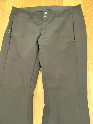 The North Face Women's Black Softshell fleece lined Snow Pants large thumbnail 2