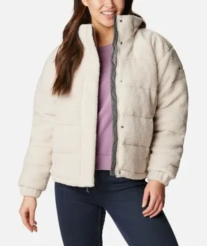 Columbia Sherpa Teddy Cozy Ruby Falls Jacket Down Puffer Coat Sz 1X‎ XL $240 thumbnail 1