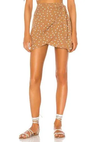 NWT L*Space Lanie Polka Dot Wrap Skirt Sz M thumbnail 1