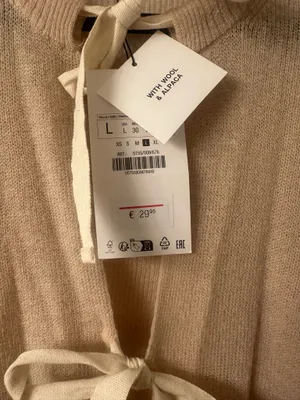 ZARA Bow Sweater Knit thumbnail 6