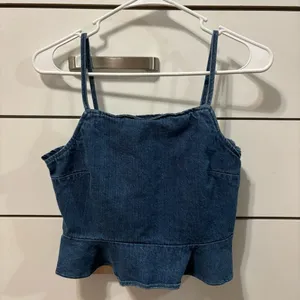 American Eagle Denim Tank Top thumbnail 2