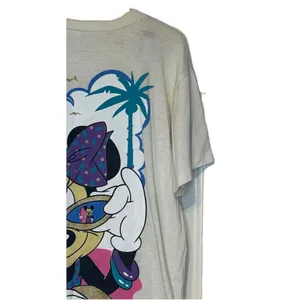 Walt Disney Women's Top Vintage Minnie Mouse‎ Print Boxy Fit Short Sleeve Small thumbnail 9