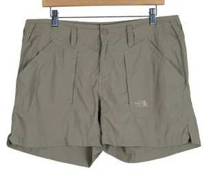 The North Face Nylon Hiking Shorts Khaki Outdoor Gorpcore Granola Size 14 thumbnail 1
