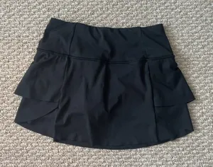 Athleta Black Ruffle Tennis Skirt thumbnail 1