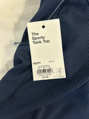 Navy blue sporty top thumbnail 3
