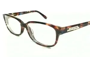 Juicy Couture Adult Eyeglasses Frames Brown Blue Tortoise Gold thumbnail 1