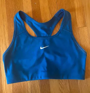 Blue Nike Sports Bra Dri-Fit thumbnail 1