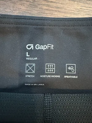 GapFit Black Athletic Skort Built In Shorts Tennis Golf Size Large - C30-092 thumbnail 2