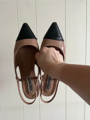 Steve Madden Nude Pointed Kitten Heels - Size 6.5 thumbnail 2