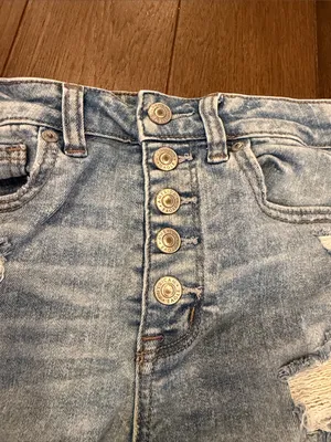 American Eagle Next Level Stretch m Distressed Denim Shorts Size 4 - C70-007 thumbnail 6
