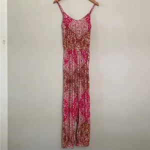 Show Me Your Mumu Beatrice Pink Paisley Jumpsuit thumbnail 3