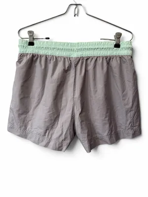 Nike Women's Gray & Mint Green Athletic Running Shorts Size M thumbnail 2
