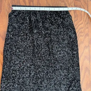 Gina Tricot mix & match sequin maxi skirt in black thumbnail 5