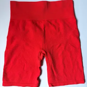 New‎ Balance Women's Bike Shorts | Sz Medium | Red Orange thumbnail 1