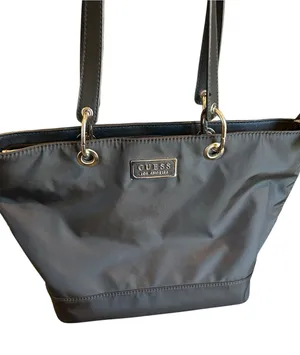 Guess retro dark academia y2k nylon shoulder bag carryall tote fairy grunge emo thumbnail 1