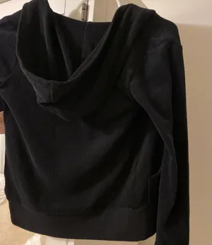 Juicy Couture Black Cropped Hoodie thumbnail 3