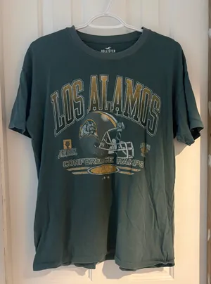 Hollister Green Cotton Men’s Tshirt thumbnail 1