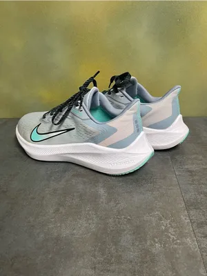 Nike Zoom Winflo 7 Women's Running Shoes Sky Grey/Teal/White Size 7.5 thumbnail 9