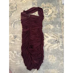 Michael Costello x REVOLVE Honor Mini Dress in Dark Plum XS NWT thumbnail 11